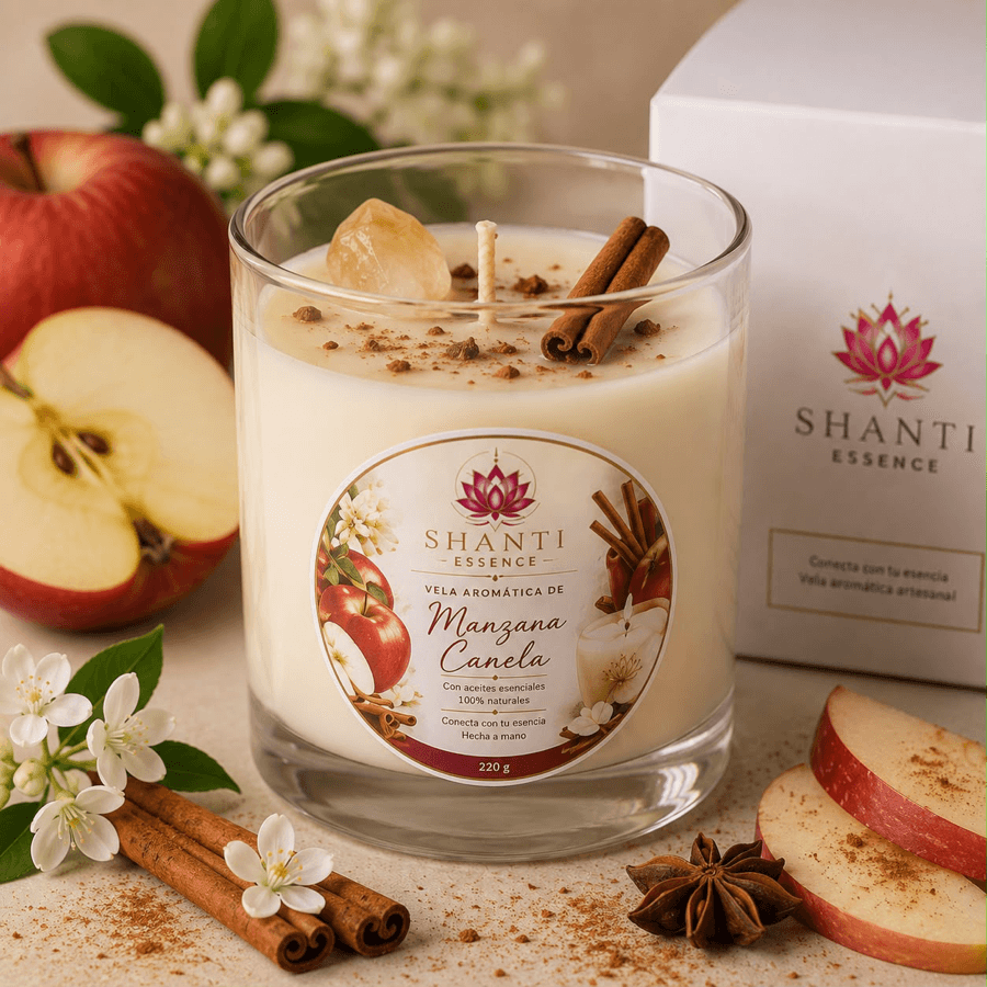 Vela de Manzana y Canela