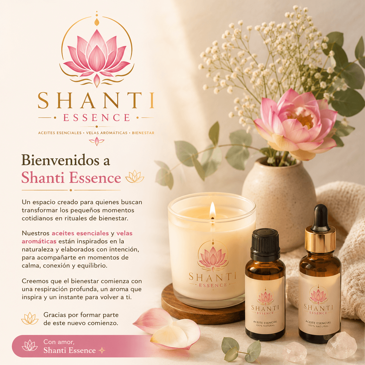 Shanti Essence — aceites esenciales y bienestar